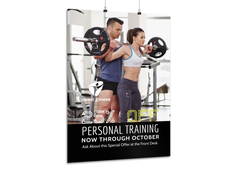 Personal Trainer Special Offer Poster Template Mycreative Personal Trainer Special Offer Poster Template