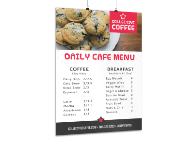 Coffee Daily Menu