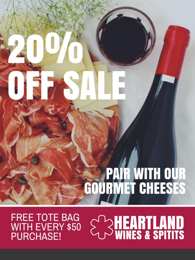 Wine & Spirits Sale Poster Template