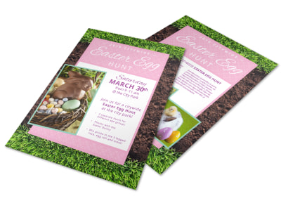 Easter Egg Hunt Easter Flyer Template ha4x1o8kqg preview