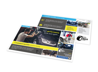 Trusted Automotive EDDM Postcard Template preview