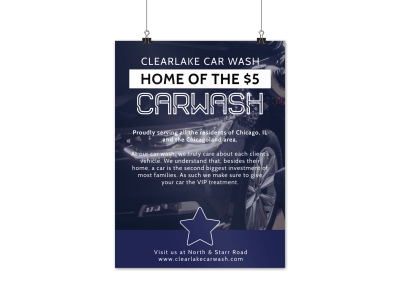 Car Wash Posters Template Preview
