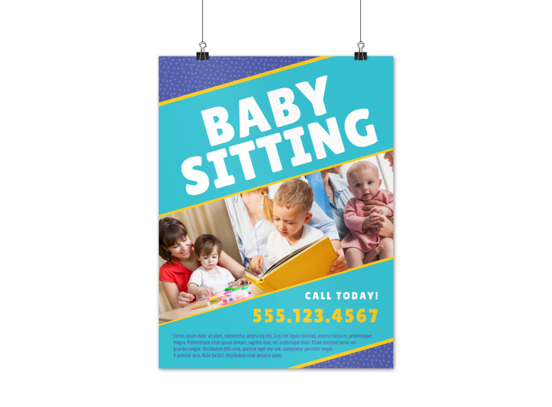 best babysitting poster template mycreativeshop babysitting poster template