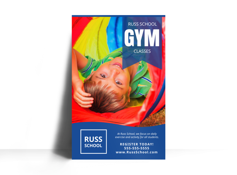 Gym Class Poster Template