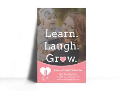 Daycare Posters Template Preview