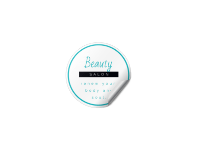 Spa Stickers Template Preview