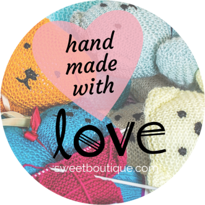 Hand Made Product Sticker