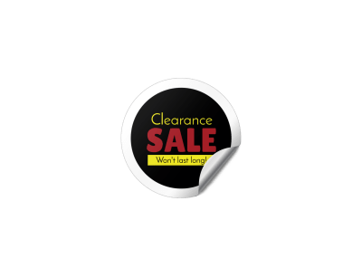 Clearance Sale Sticker