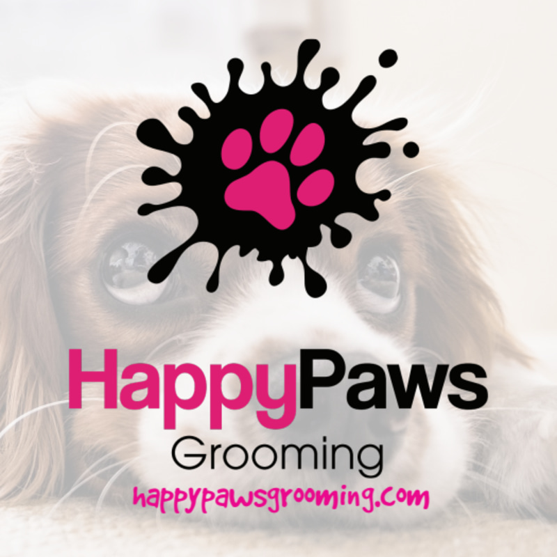 Dog Grooming Sticker Template