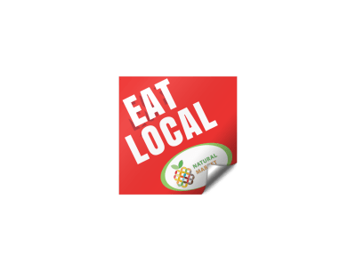 Eat Local Sticker