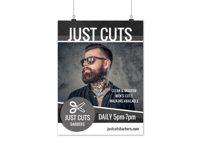 Barber Shop Posters Template Preview
