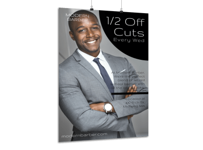 Barber Shop Posters Template Preview