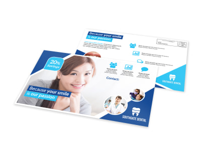 Dental EDDM Postcard Template preview
