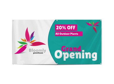 Greenhouse Grand Opening Banner