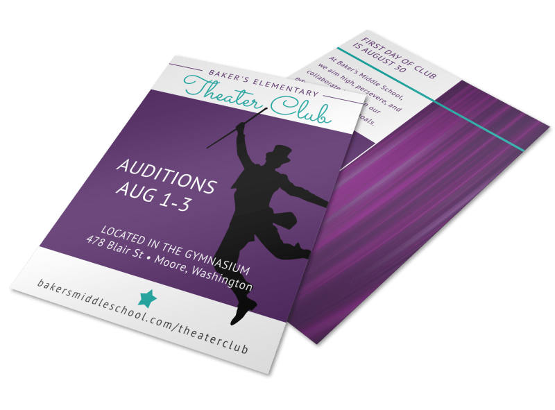 Theater Club Flyer Template