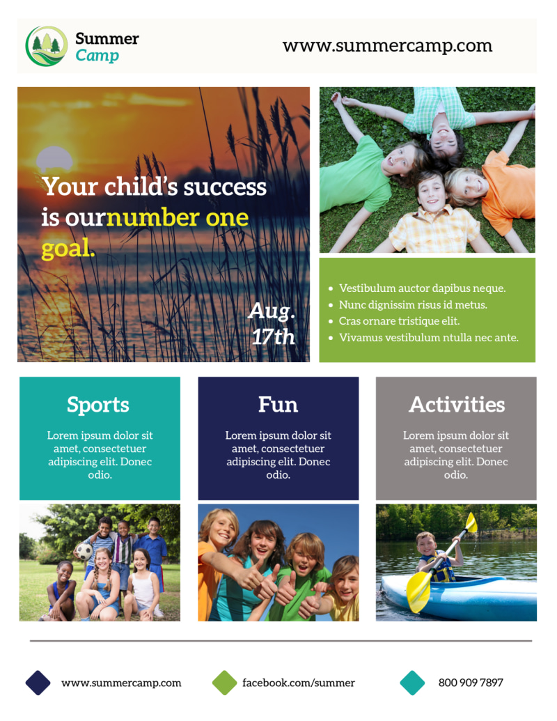 Grid System Design Flyer