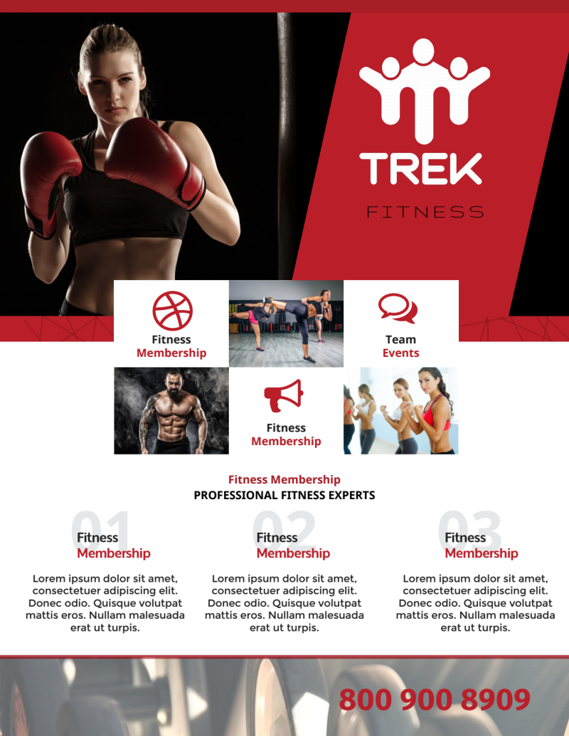 Fitness Boot Camp Flyer Template