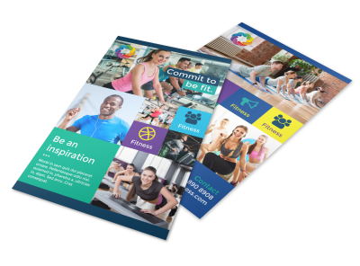 Fitness Flyers Template Preview