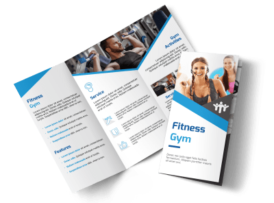 Gym Brochures Template Preview