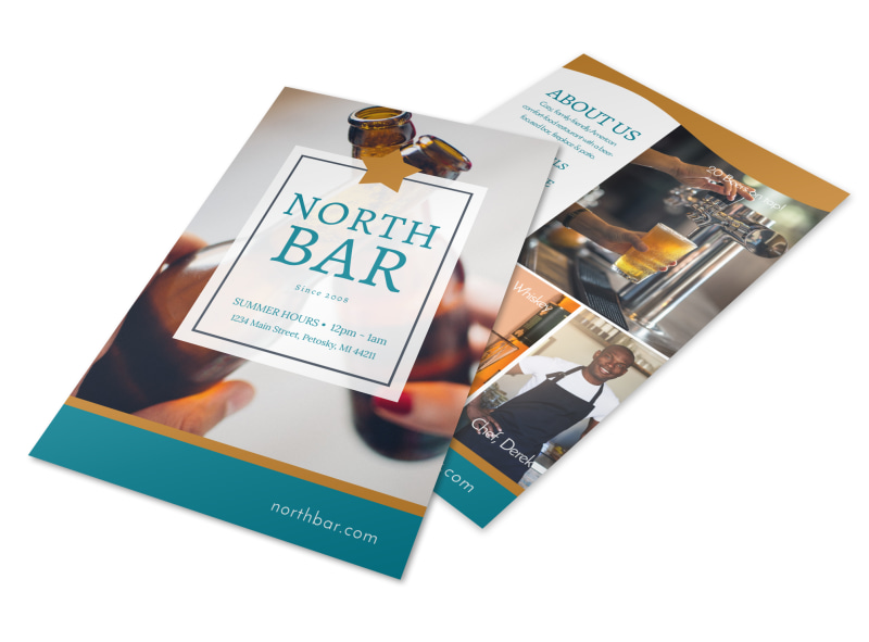 north bar flyer template mycreativeshop