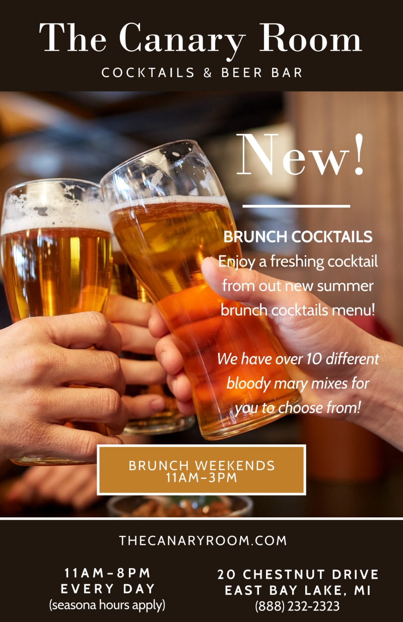 Brunch Bar Poster Template