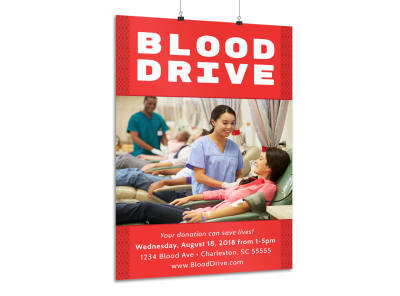 Blood Drive Posters Template Preview