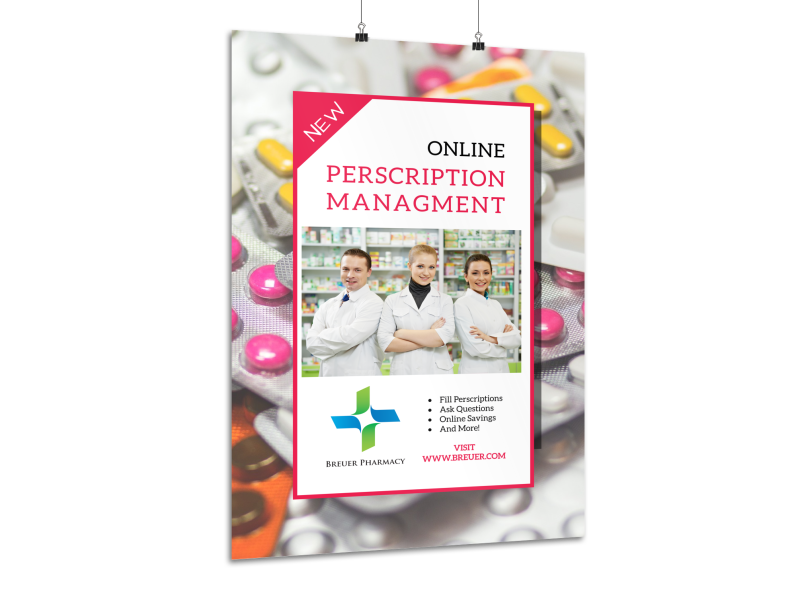 pharmacy prescription management poster template pharmacy templates