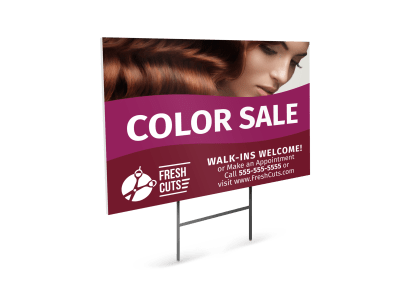 Hair Salon Color Sale
