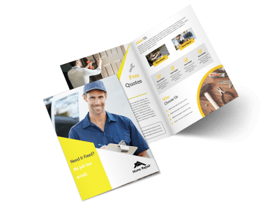 Handyman Brochure Templates Template Preview