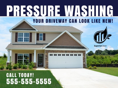 Driveway Pressure Washing