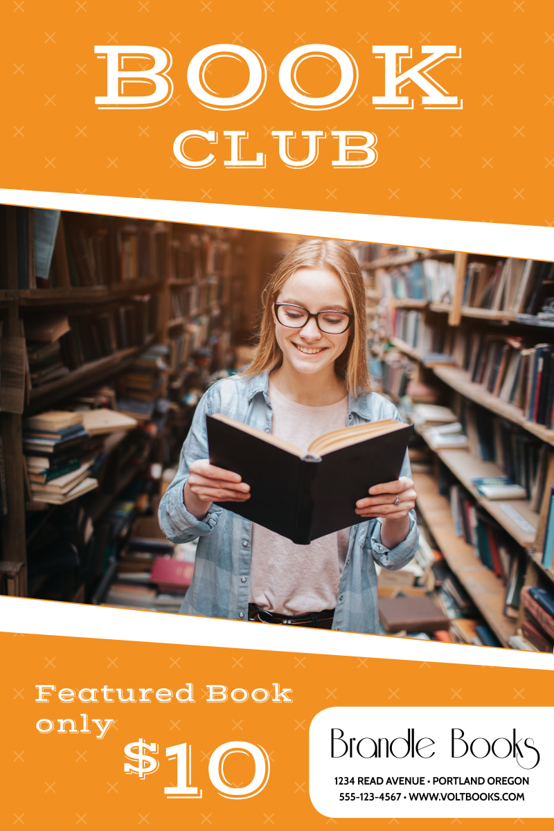 Book Club Poster Template