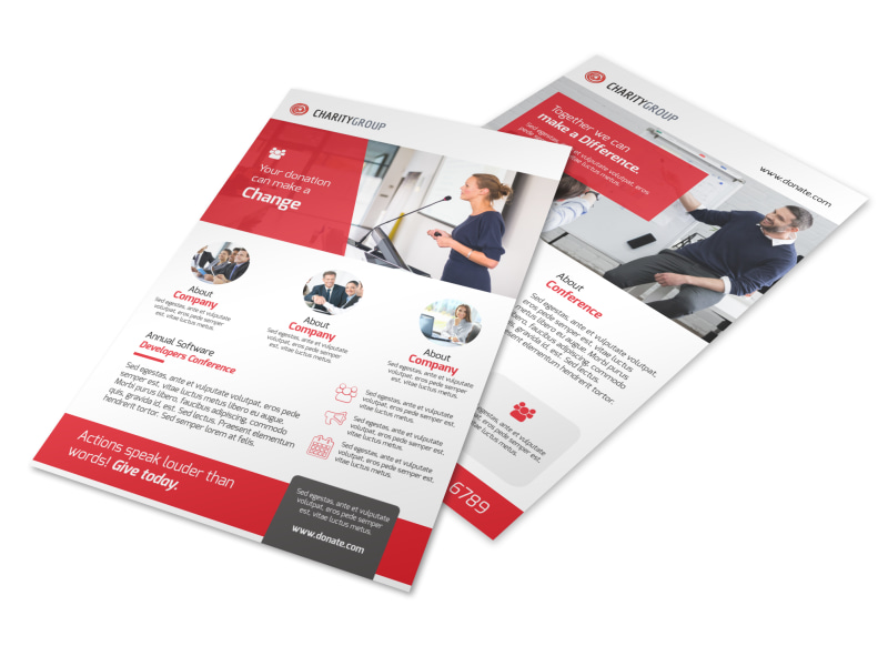 donation flyer template mycreativeshop