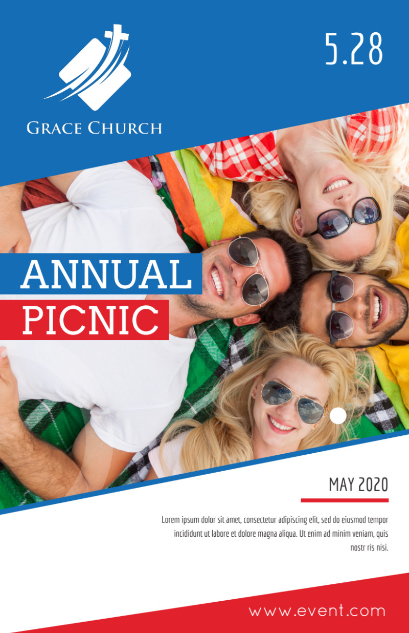 Memorial Day Picnic Flyer Template