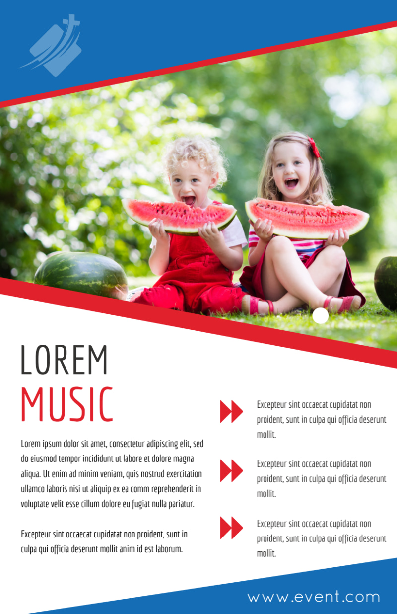 Memorial Day Picnic Flyer Template