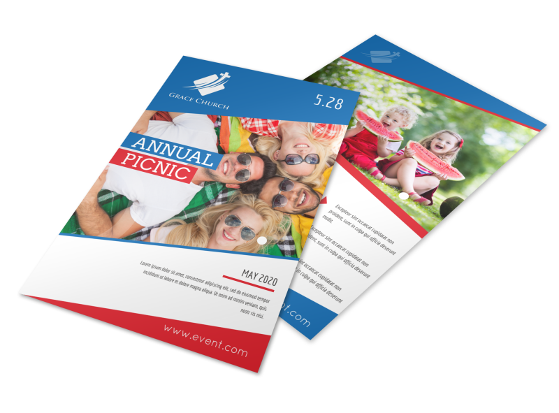 Memorial Day Picnic Flyer Template