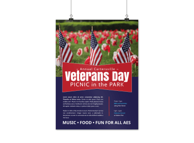 Veterans Day Posters Template Preview