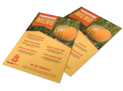 Menus Template Preview