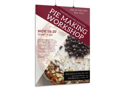 Thanksgiving Pie Workshop