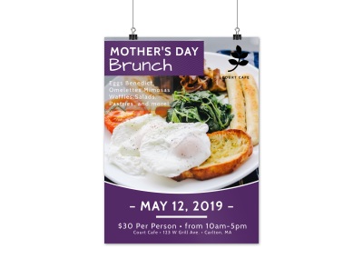 Purple Mothers Day Brunch