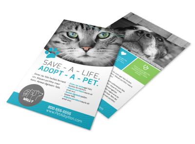 Pet Adoption Flyers Template Preview