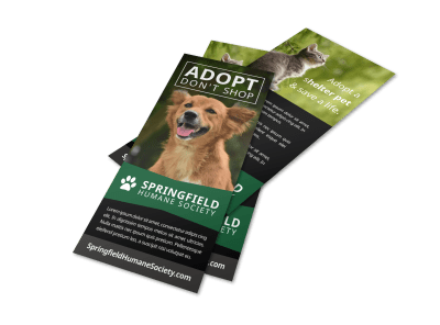 Pet Adoption Flyers Template Preview