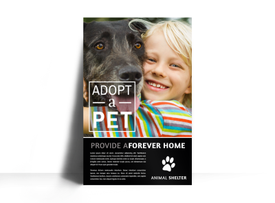 Pet Adoption Posters Template Preview