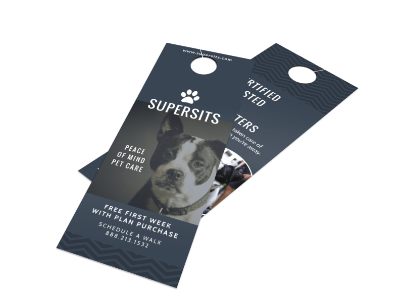 pet care door hanger template mycreativeshop pet sitting brochures