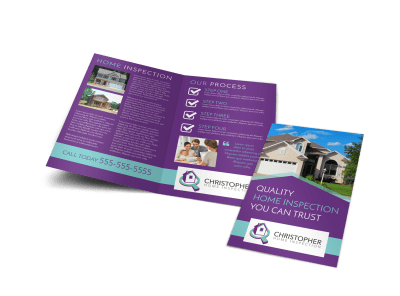 Home Inspection Brochures Template Preview