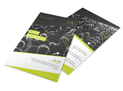 DJ Flyer Templates Template Preview
