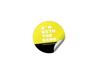 Band Stickers Template Preview