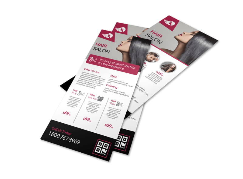Hair Salon Stylist Flyer Template Mycreativeshop