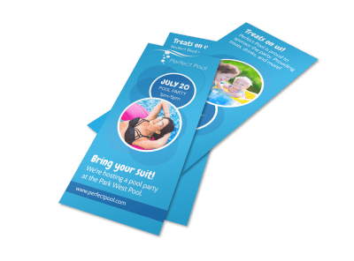 Pool Party Flyers Template Preview
