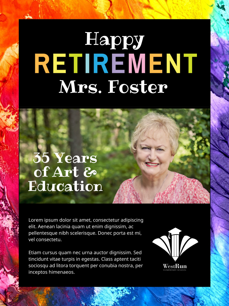 Happy Retirement Poster