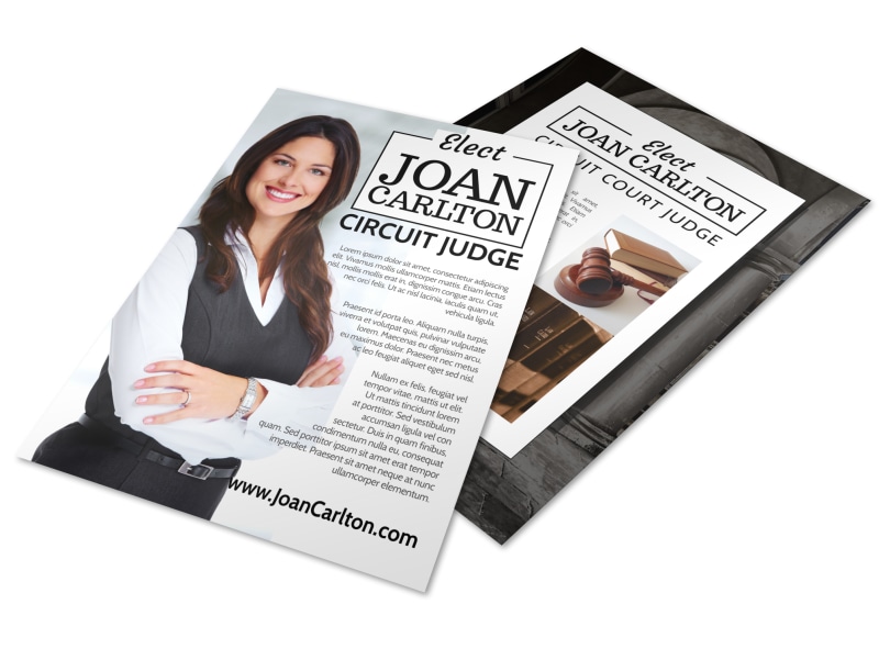 campaign election flyer template